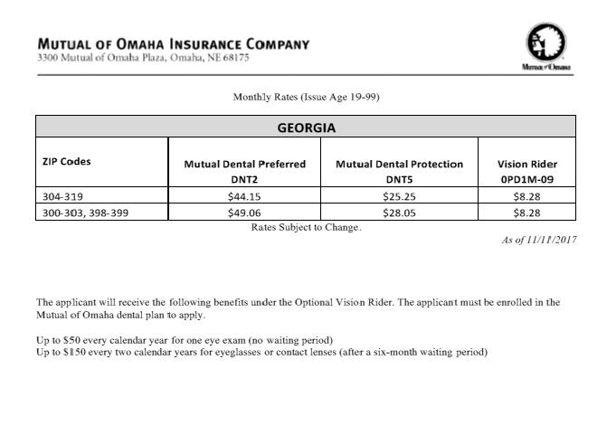 omaha insurance company plan f